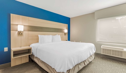 Standard Room, 1 King Bed, Accessible, Refrigerator & Microwave