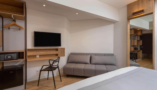 Quarto, 1 cama de casal, acessível, para não fumantes