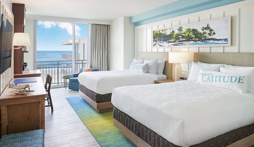 Deluxe Room, 2 Queen Beds, Ocean View