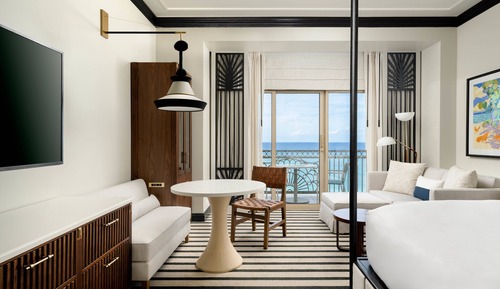 Room, 1 King Bed with Sofa bed, Non Smoking, Oceanfront