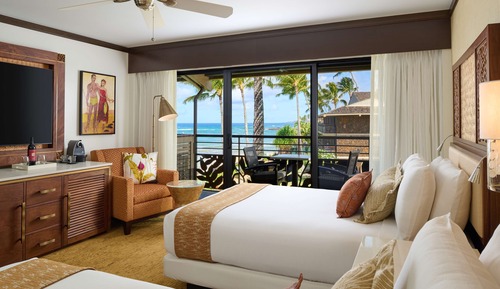 Room, 2 Double Beds, Ocean View
