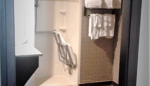 Suite, 1 Queen Bed, Accessible, Kitchen (Roll-In Shower)