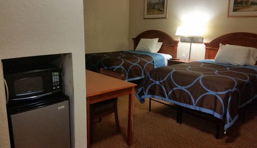 Double Room, 2 Double Beds, Non Smoking