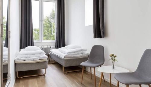 Twin Room, Shared Bathroom