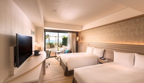 TWIN PREMIUM ROOM OCEAN VIEW WITH TERRACE