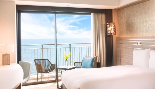 TWIN GUEST ROOM OCEAN VIEW WITH BALCONY
