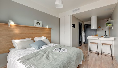 Superior Studio Apartment For Two with balcony