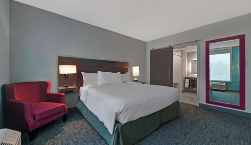 Suite, 1 King Bed, Accessible (Roll-In Shower)