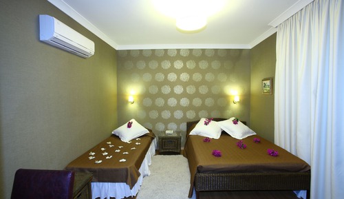 Two Bedroom Family Suite with Fireplace, Balcony & Sea View 