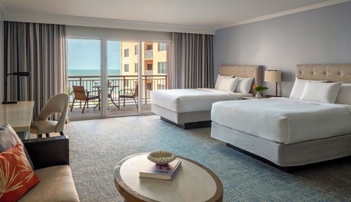 Premier Room, 2 Queen Beds, Kitchenette, Ocean View
