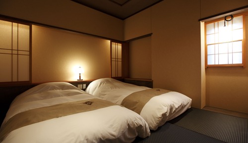 Japanese Western Style Triple Room A, Open-air Hot Spring Bath	