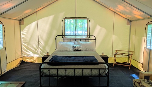 John Dillinger's Luxury Tent #12 (Premiere Resort Amenities Included!)