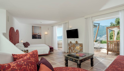 Panoramic Suite, 1 King Bed with Sofa bed, Hot Tub, Sea View
