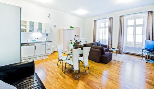 City Apartment, 1 Bedroom, Kitchen