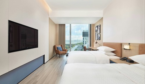 Room, 2 Double Beds, Bay View