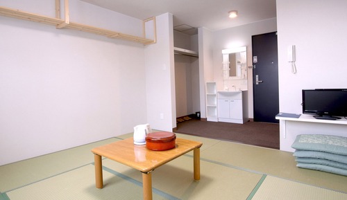 Japanese-style room, Triple Futons, 8 Tatami-mats, with Private Bathroom Non-Smoking