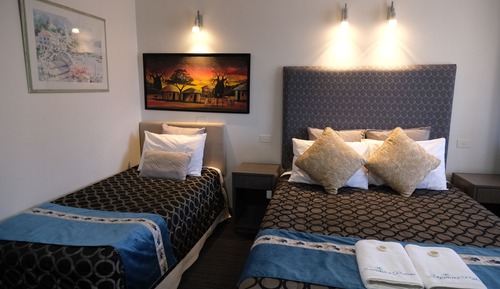 Premium Room - Ground Floor - 1 Queen Bed and 1 Single Bed