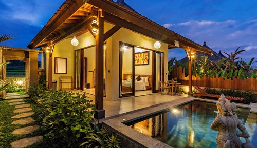 Luxury Villa, 1 King Bed, Pool View