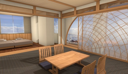 Suite Japanese-Western Room with terrace and Shigaraki-yaki open-air bath, Non smoking