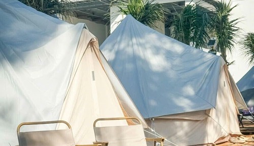 Standard Tent, 1 Queen Bed, Air conditioning, Garden View