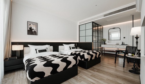 Basic Twin Room, Courtyard View