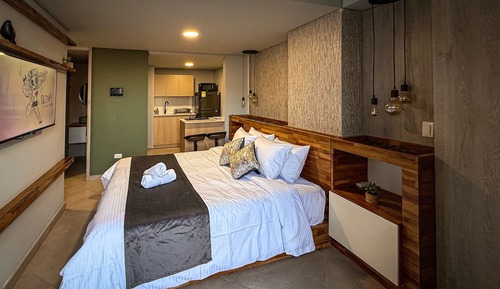 Elite Studio, 1 Queen Bed, Air conditioning, City View