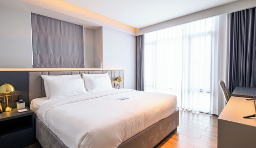 Two-Bedroom Deluxe Suite with City View