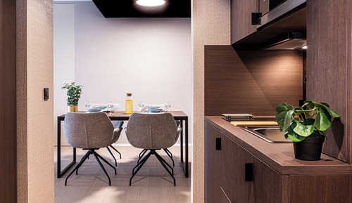 Studio, 1 Queen Bed with Sofa bed