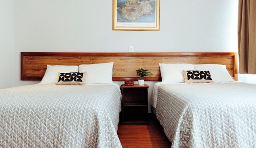 Double Room, 2 Double Beds (No air conditioning)