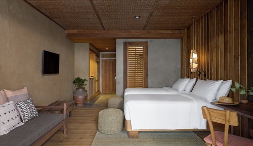 Premium Room, 2 Twin Beds, Pool Access, Garden View