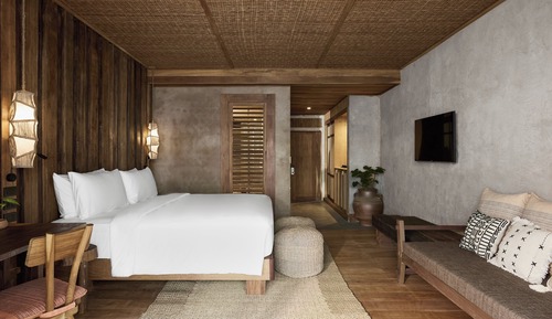 Premium Room, 1 King Bed, Pool Access, Garden View