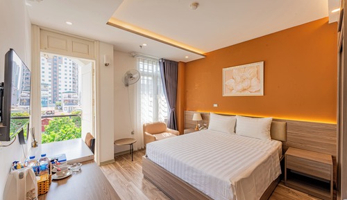 Deluxe Double Room, Balcony, City View