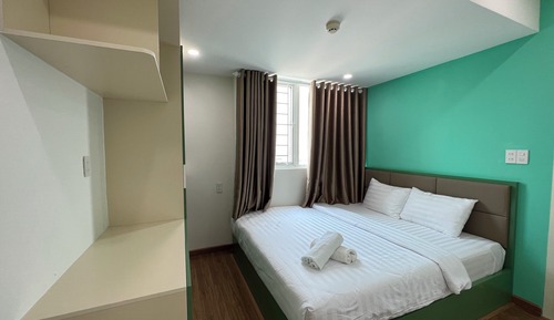 Family Apartment, 3 Bedrooms, Balcony, Beach View