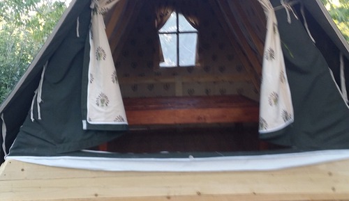 Tent, Patio, Garden View