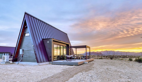Deluxe Cabin, Kitchen, Mountain View