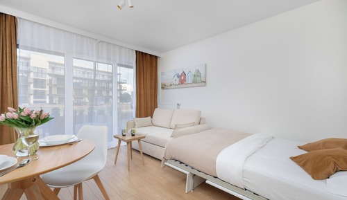Studio, Balcony, River View