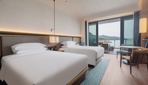 Grand Room, 2 Double Beds, Non Smoking, Ocean View (Terrace)