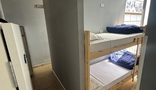Mixed shared Dorm for 12 People.