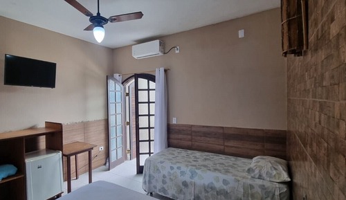 Suíte Quadruplo com vista piscina Andar Térreo