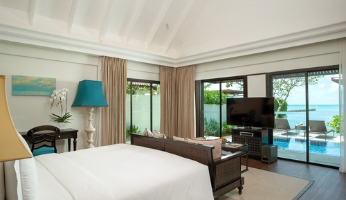 Club Villa, 1 King Bed, Beachfront (Pool)