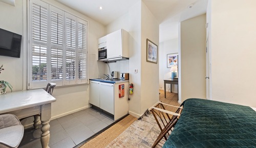 Family Room, 1 King Bed with Sofa bed, Kitchenette