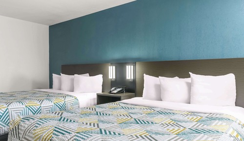 Standard Room, 2 Queen Beds, Non Smoking, Refrigerator & Microwave