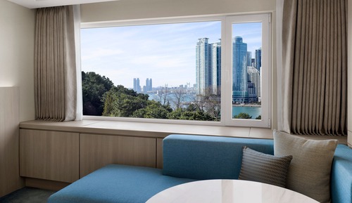 Executive Park Twin, Club lounge access, 2 Twin, Dongbaek Park view