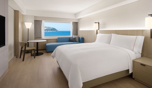 Deluxe Beach Ondol,  1 King, Haeundae Beach view