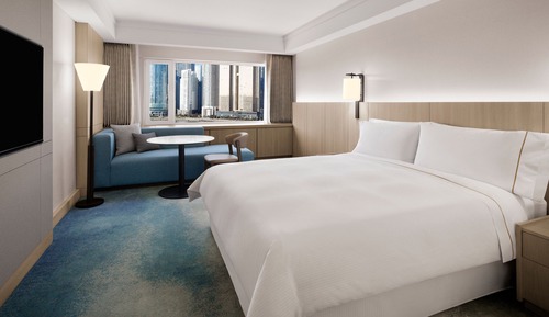 Executive Park King, Club lounge access, 1 King, Dongbaek Park view