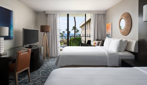 Room, 2 Double Beds, Balcony, Ocean View
