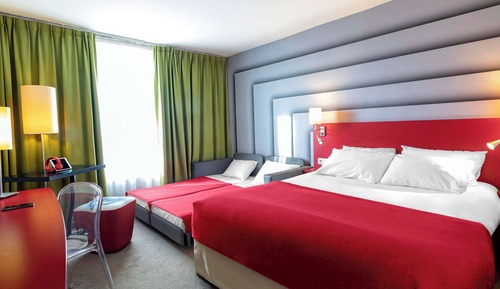 Standard Family Room with 1 double bed and 2 sofas