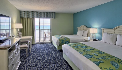 Room, Multiple Beds (2 king beds, 2 bathrooms, no view)