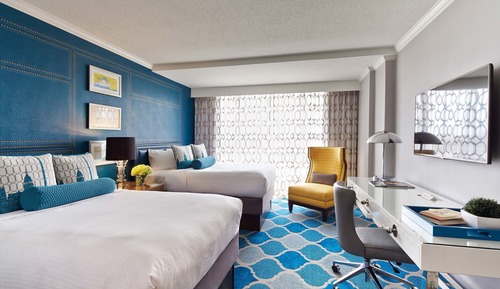 Deluxe Room, 2 Double Beds, Non Smoking (Mobility/Hearing Access, Roll-in Shwr)
