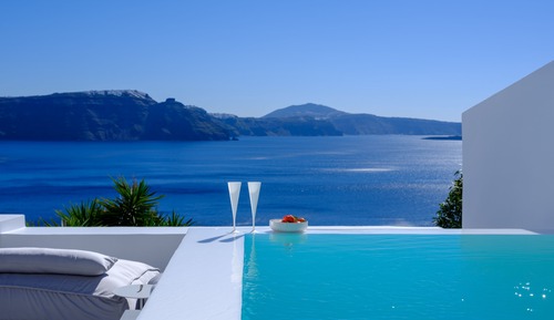 Traditional Villa, 2 Bedrooms, Private Plunge Pool, Caldera View